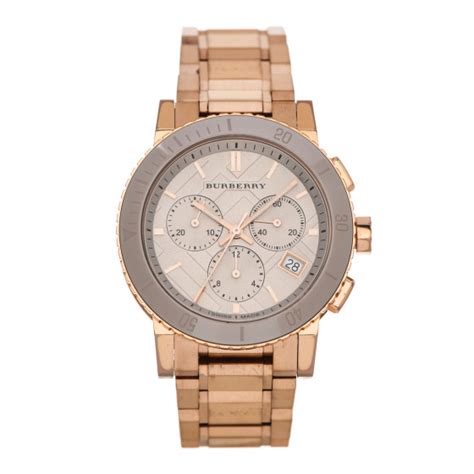 burberry bu9703|BURBERRY Stainless Steel 38mm City Chronograph Quartz .